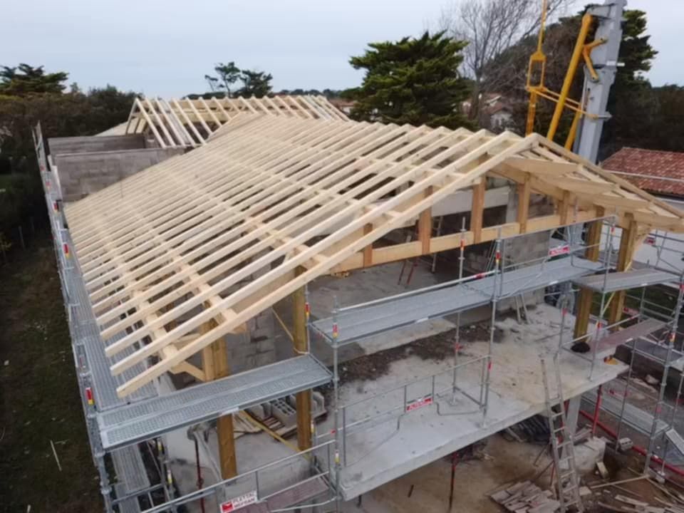 Charpente Bidart vue de profil