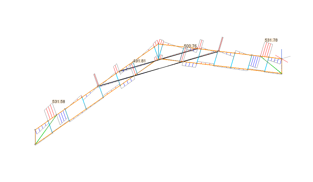 calcul de structure bois existante après relevé sur chantier.