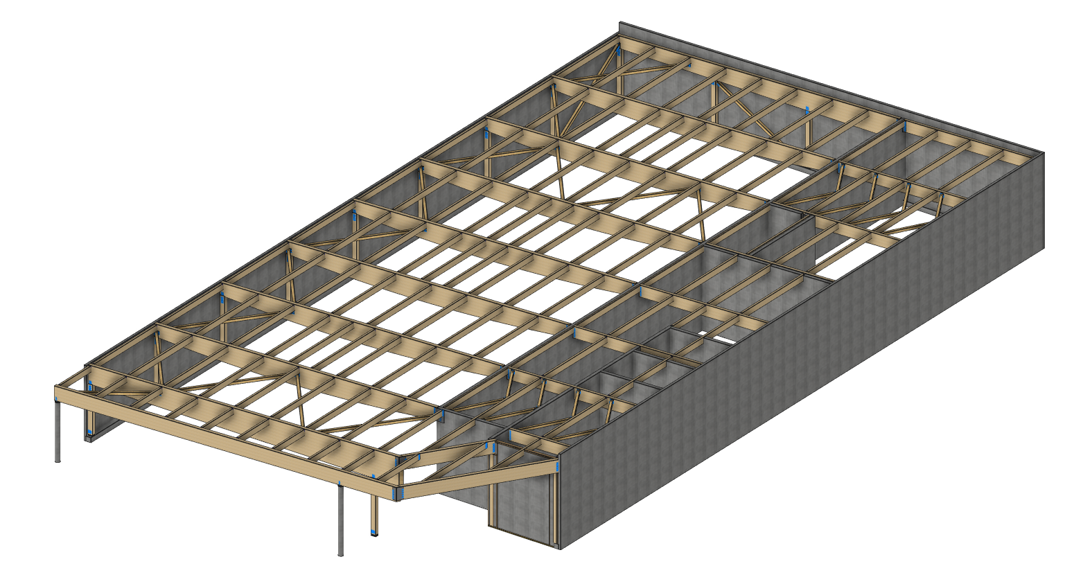 stabilité parasismique, calcul de flèches, vérification eurocode 3 et eurocode 5