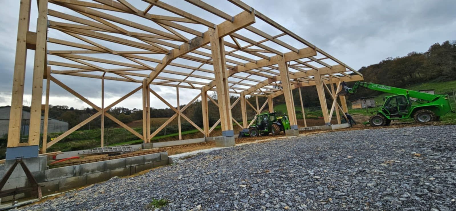 Batiment agricole Barcus Pyrenées-Atlantiques