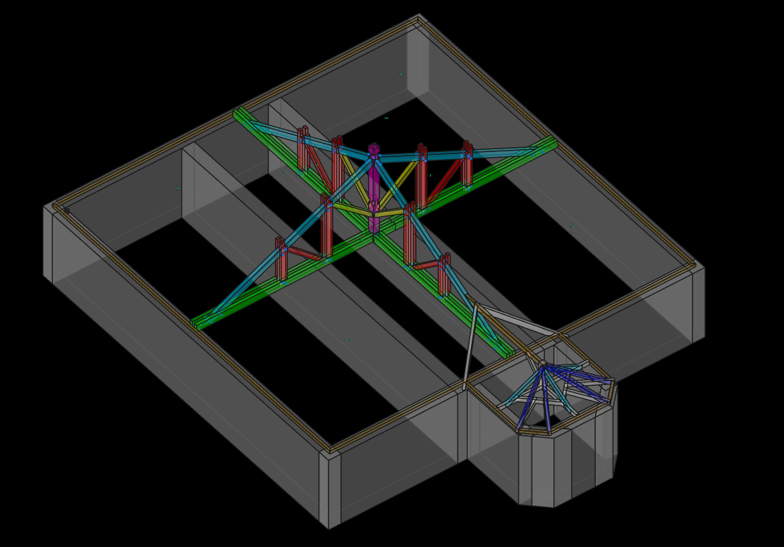 villa en nouvelle aquitaine. BET bois calcul assemblages, boulons, broches.