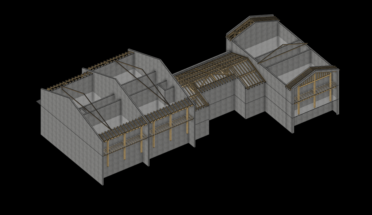 etude de charpente et balcon, terrasse dans le 64. 