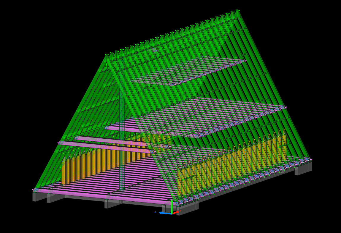 Etude structurelle maison en A dans les Côtes d'Armor (22)