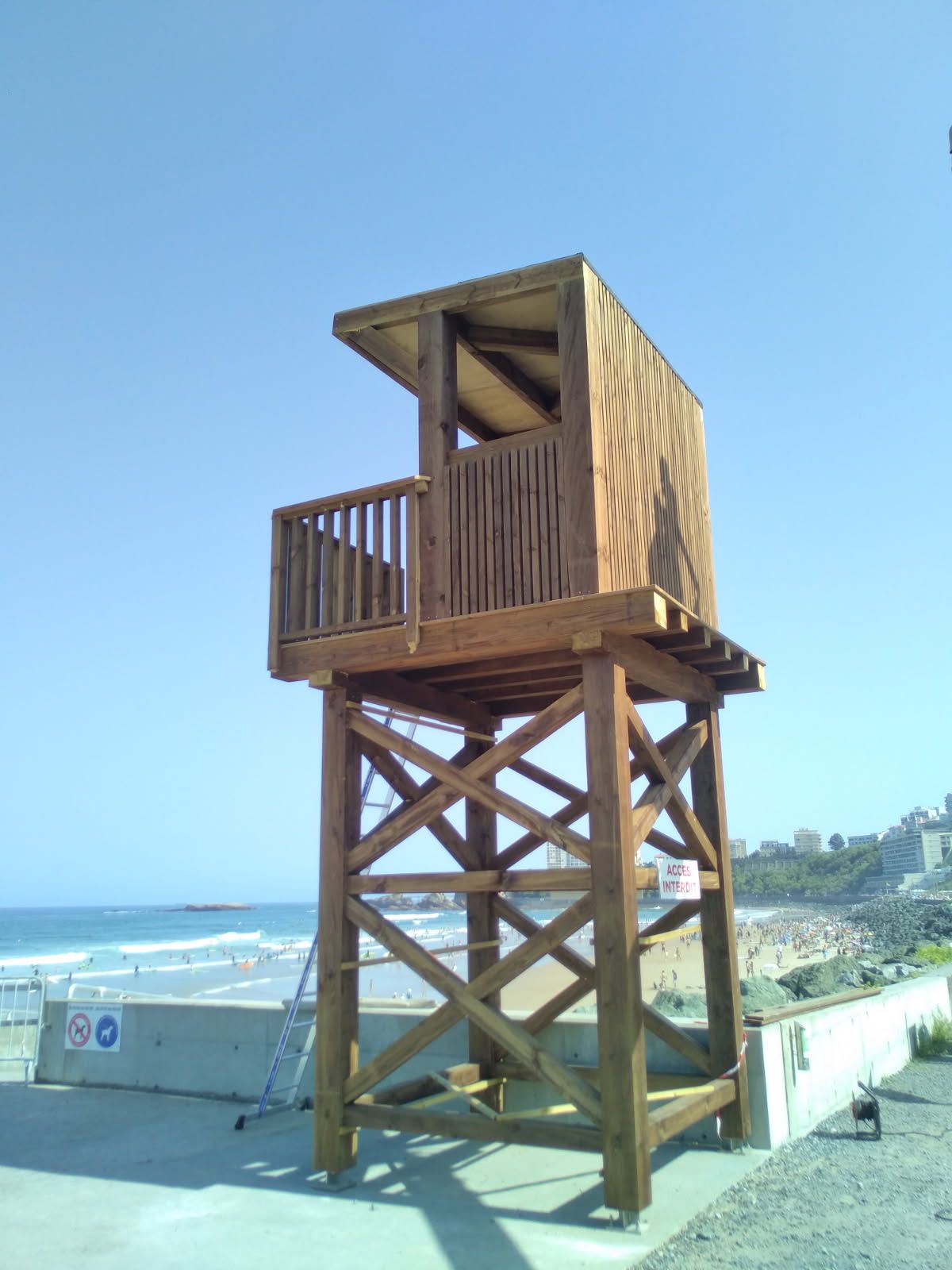 tour vigie biarritz côte basque. Bet bois